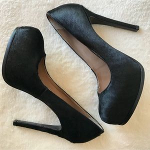 Pour La Victoire Calf Hair Heels
